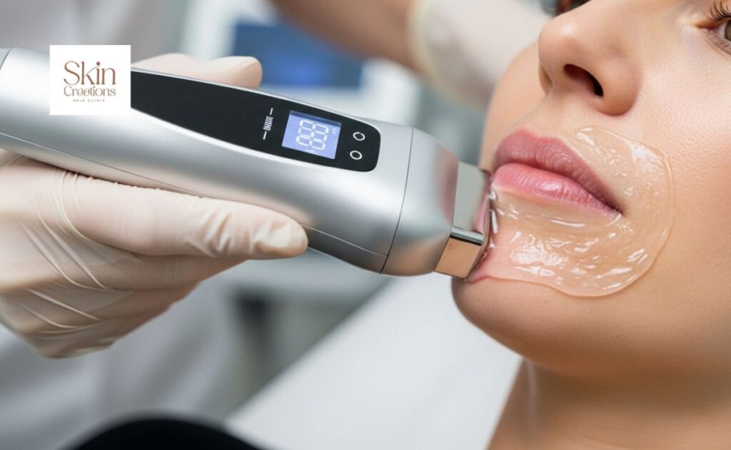 High-Intensity Focused Ultrasound (HIFU) is an advanced aesthetic treatment that delivers targeted ultrasound energy to the deeper layers of the skin. This process stimulates collagen production, helping to firm, lift, and improve skin elasticity over time, without invasive procedures.