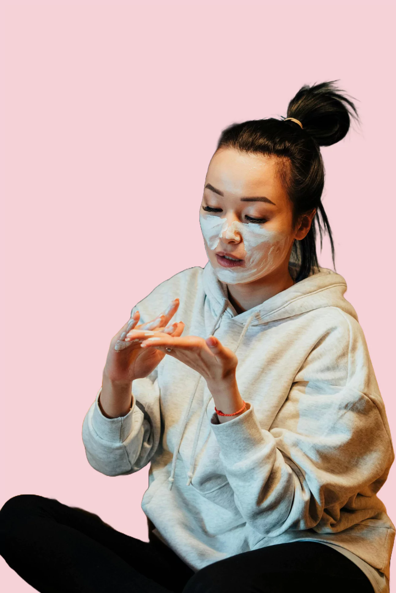 Woman receiving an anti-aging facial